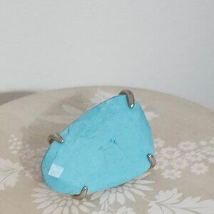 Kendra Scott Turquoise Blue Statement Ring 6